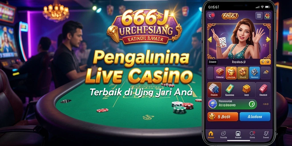 Screenshot gameplay 666J yang menunjukkan dealer profesional dalam aksi.