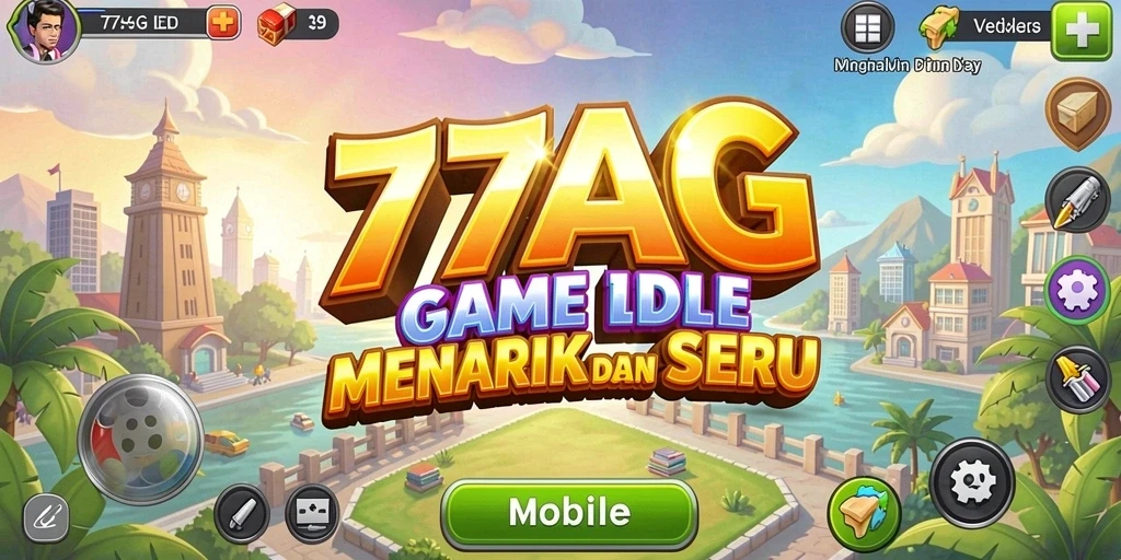 Tampilan menarik dari gameplay Idle 77AG yang menyenangkan.