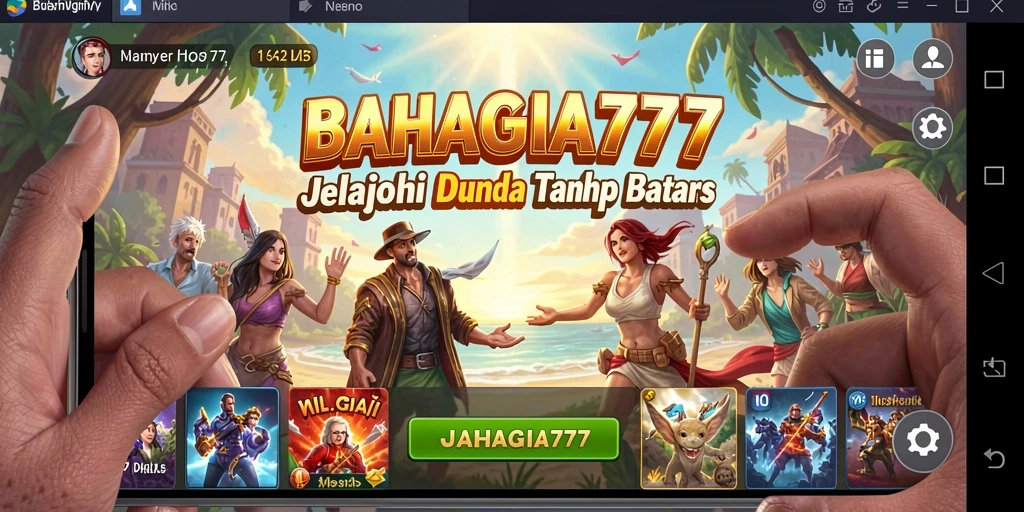 Tampilan gameplay BAHAGIA777 yang menakjubkan dalam dunia Open World.