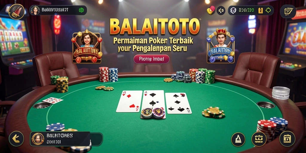 Gameplay mendebarkan di BALAITOTO dengan pengalaman poker yang seru.