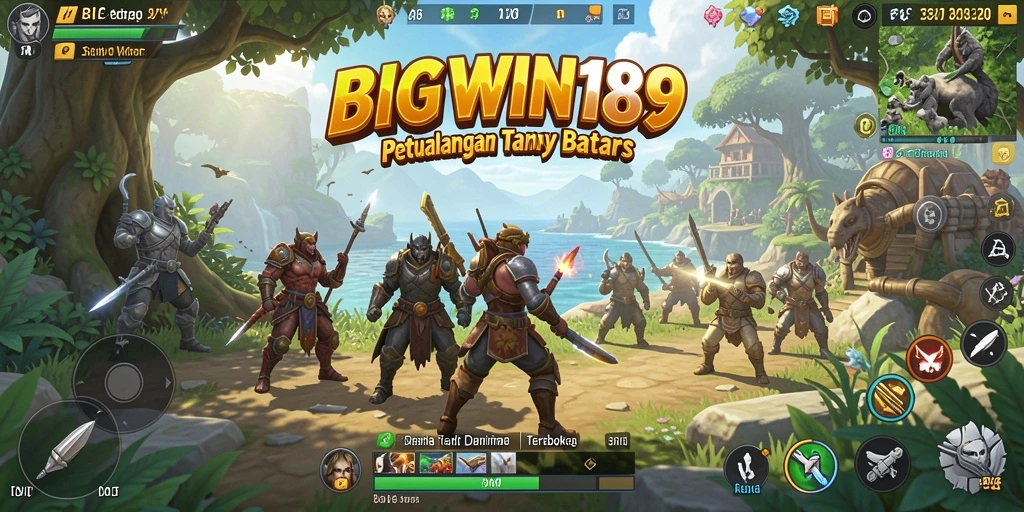 Tampilan menakjubkan dari gameplay Open World di BIGWIN189.