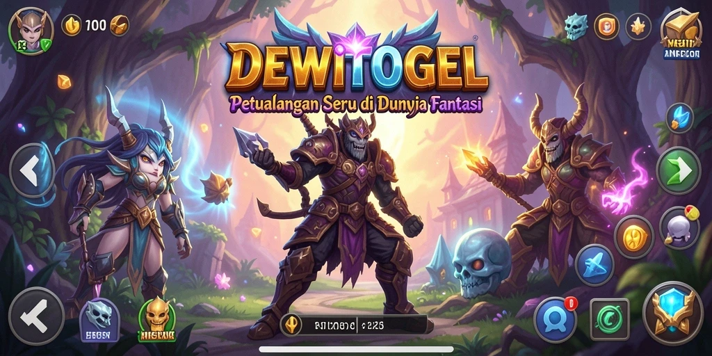 Tampilan gameplay menarik dari DEWITOGEL di dunia petualangan.