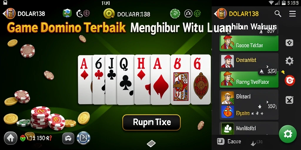 Tampilan gameplay DOLAR138 yang seru dan mengasyikkan dalam permainan Domino.