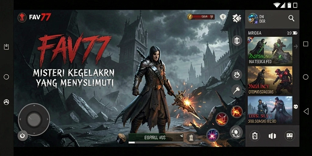 Tampilan gameplay <strong>FAV77</strong> yang menegangkan dan mencekam.