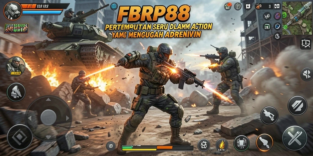 Tampilan gameplay seru FBRP88 dengan aksi pertarungan menegangkan.