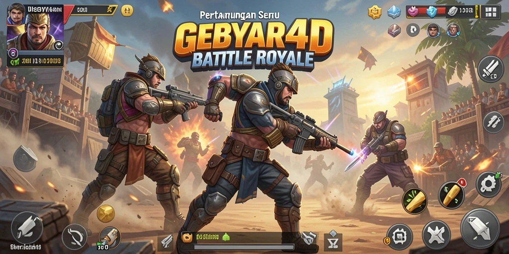 Tangkap momen aksi seru di game Battle Royale GEBYAR4D.
