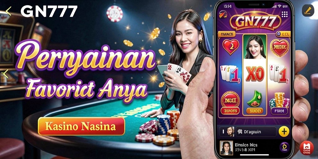 Screenshot gameplay GN777 menampilkan keseruan permainan Kasino.