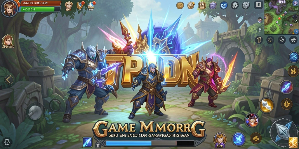 Tampilan gameplay GTPIDN yang seru dengan aksi pertarungan menarik.
