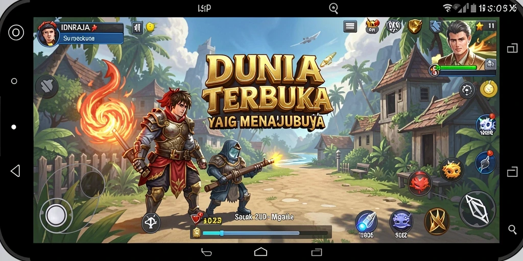 Gameplay Open World yang menakjubkan di IDNRAJA.