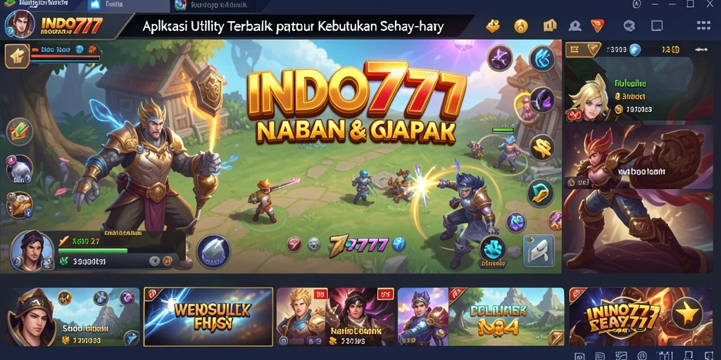 Tampilan utama antarmuka INDO777 yang informatif dan mudah digunakan.