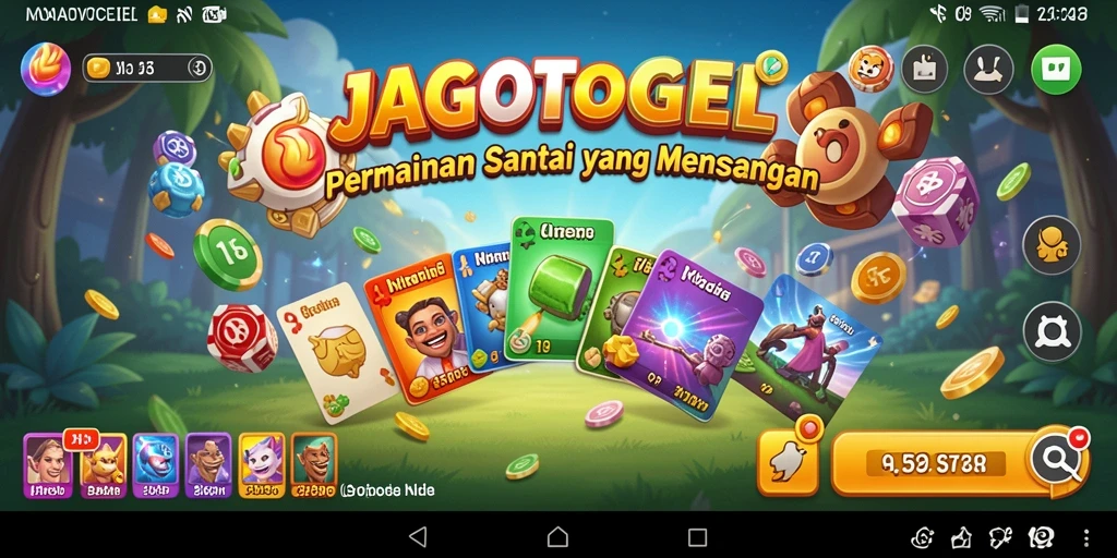 Tampilan gameplay JAGOTOGEL dengan grafis menarik dan intuitif.