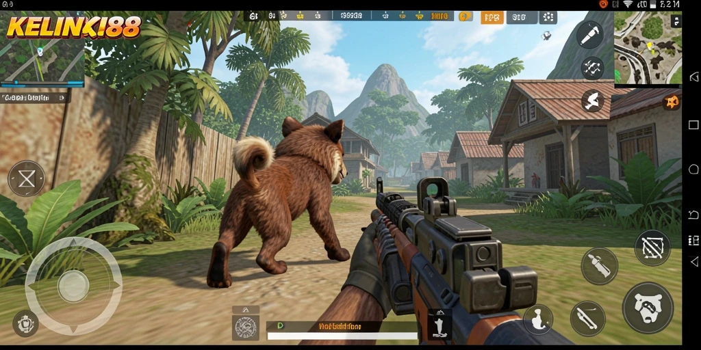 Tangkapan layar gameplay dinamis dari KELINCI88.