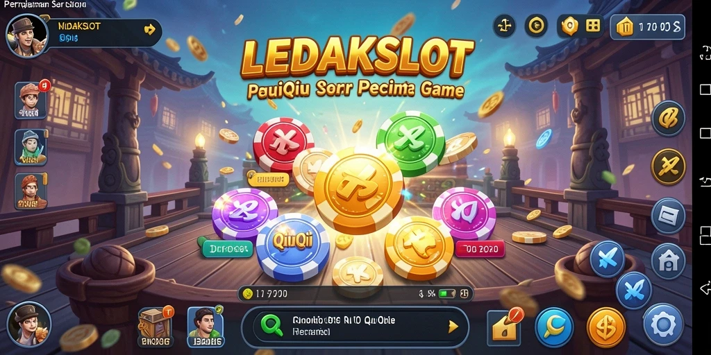 Tampilan menarik dari gameplay LEDAKSLOT yang adiktif.