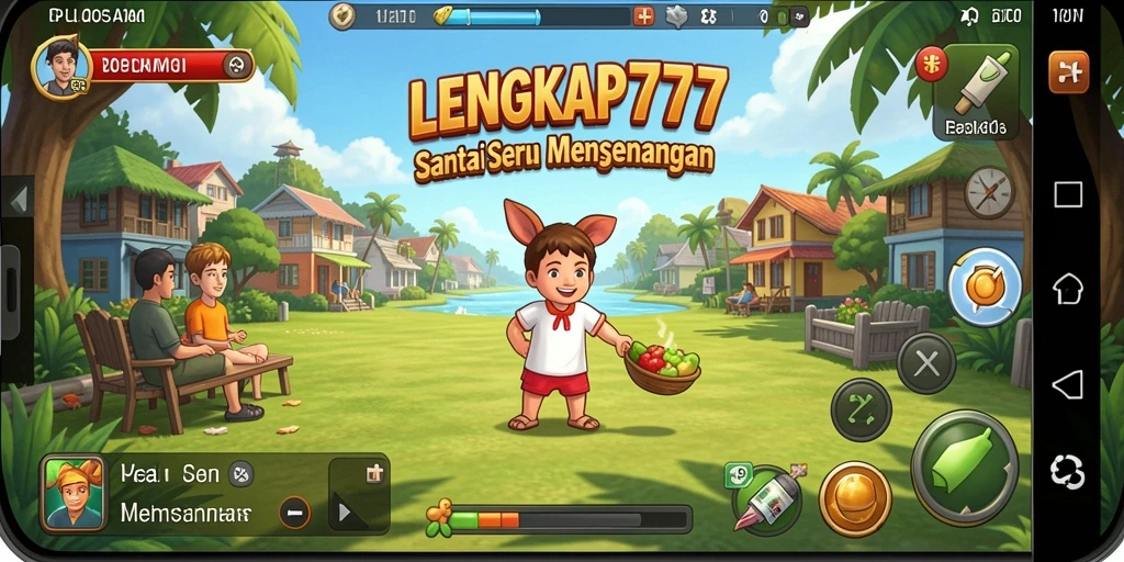 Screenshot LENGKAP777 menampilkan gameplay yang menarik dan santai.