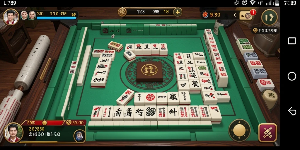 Gameplay seru dari LI789 yang menampilkan berbagai ubin Mahjong.