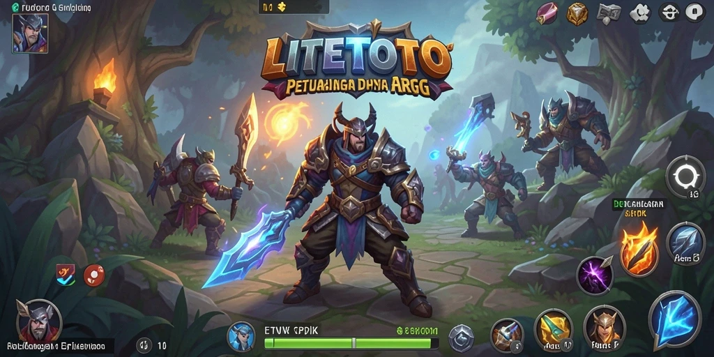 Tampilan gameplay LITETOTO yang penuh aksi dan petualangan.