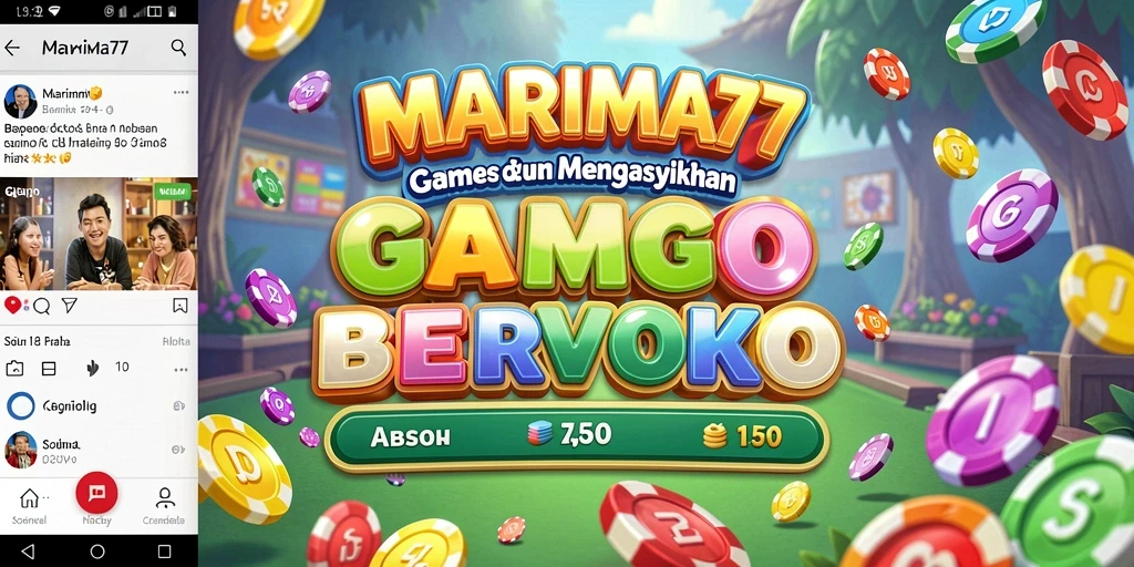 Tampilan gameplay menarik dari MARIMA77 dengan suasana Bingo.