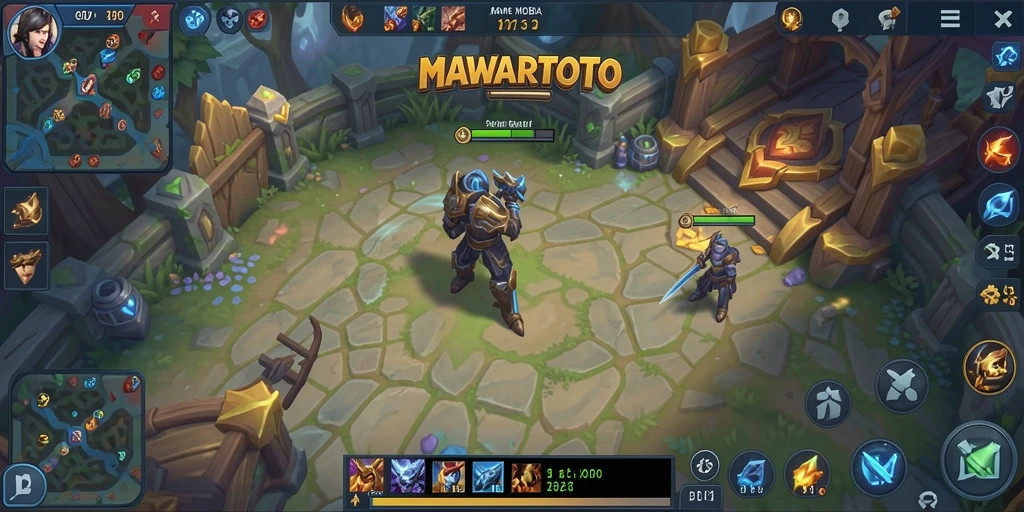 Gameplay seru di MAWARTOTO dengan pertarungan strategis tim.
