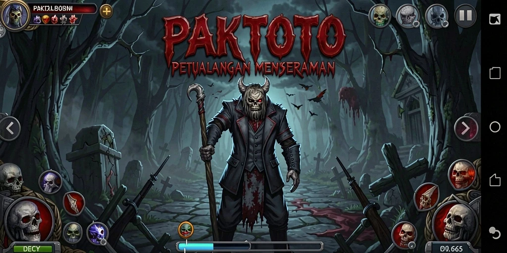 Screenshot PAKTOTO yang menampilkan aksi gameplay seram dan menegangkan.