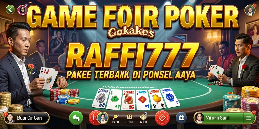 Tangkapan layar RAFFI777 menampilkan momen seru bermain Poker.