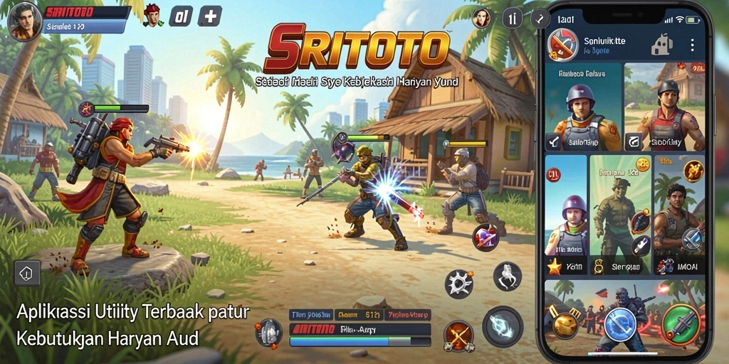 Tampilan utama aplikasi SRITOTO dengan fitur menarik untuk pengelolaan aktivitas.