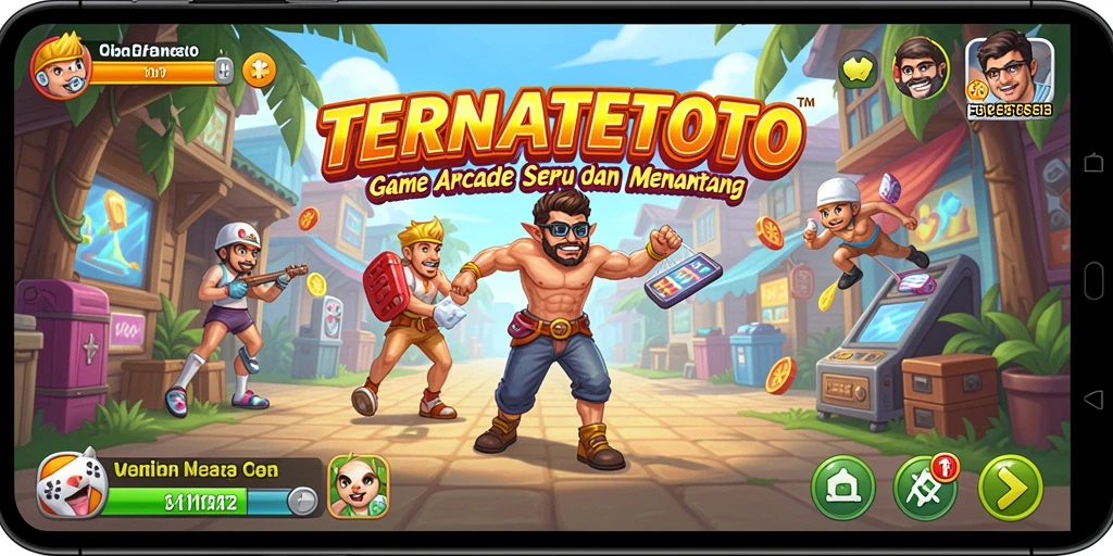 Tangkapan layar TERNATETOTO menampilkan keseruan gameplay Arcade.