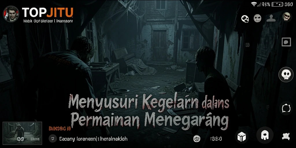 Gameplay menegangkan di dunia horor yang mencekam.