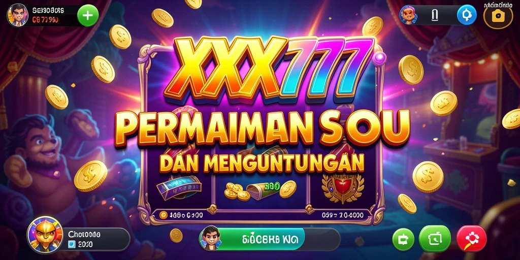 Screenshot gameplay menunjukkan keseruan bermain slot XXX777.